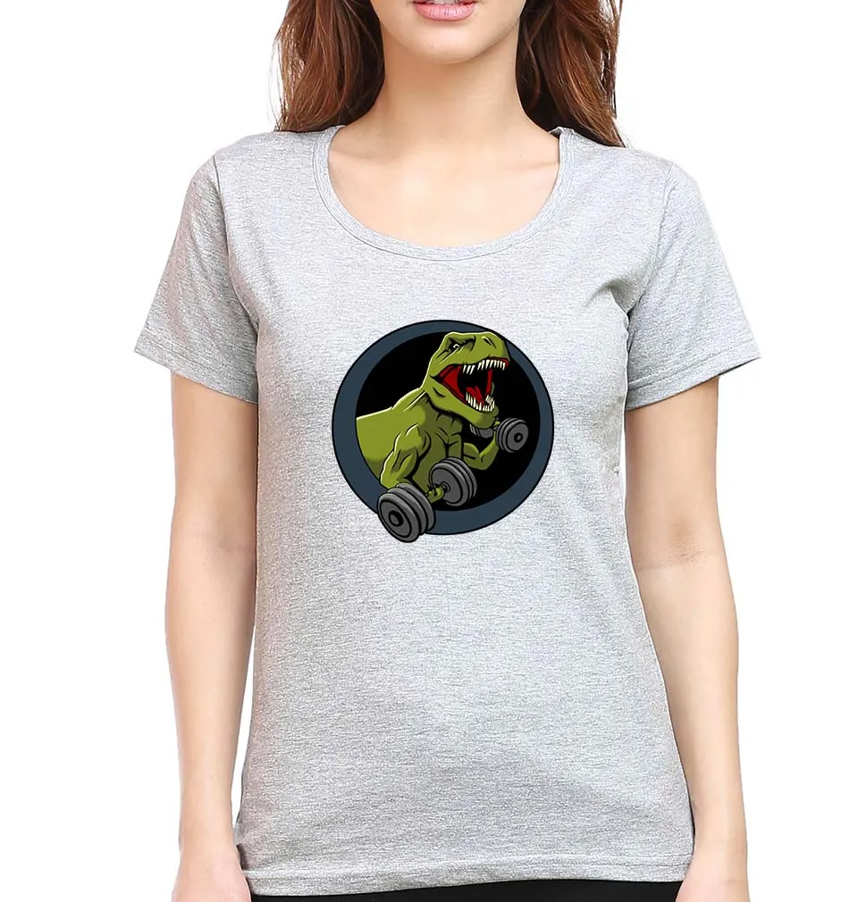 Angry T-Rex Gym T-Shirt for Women