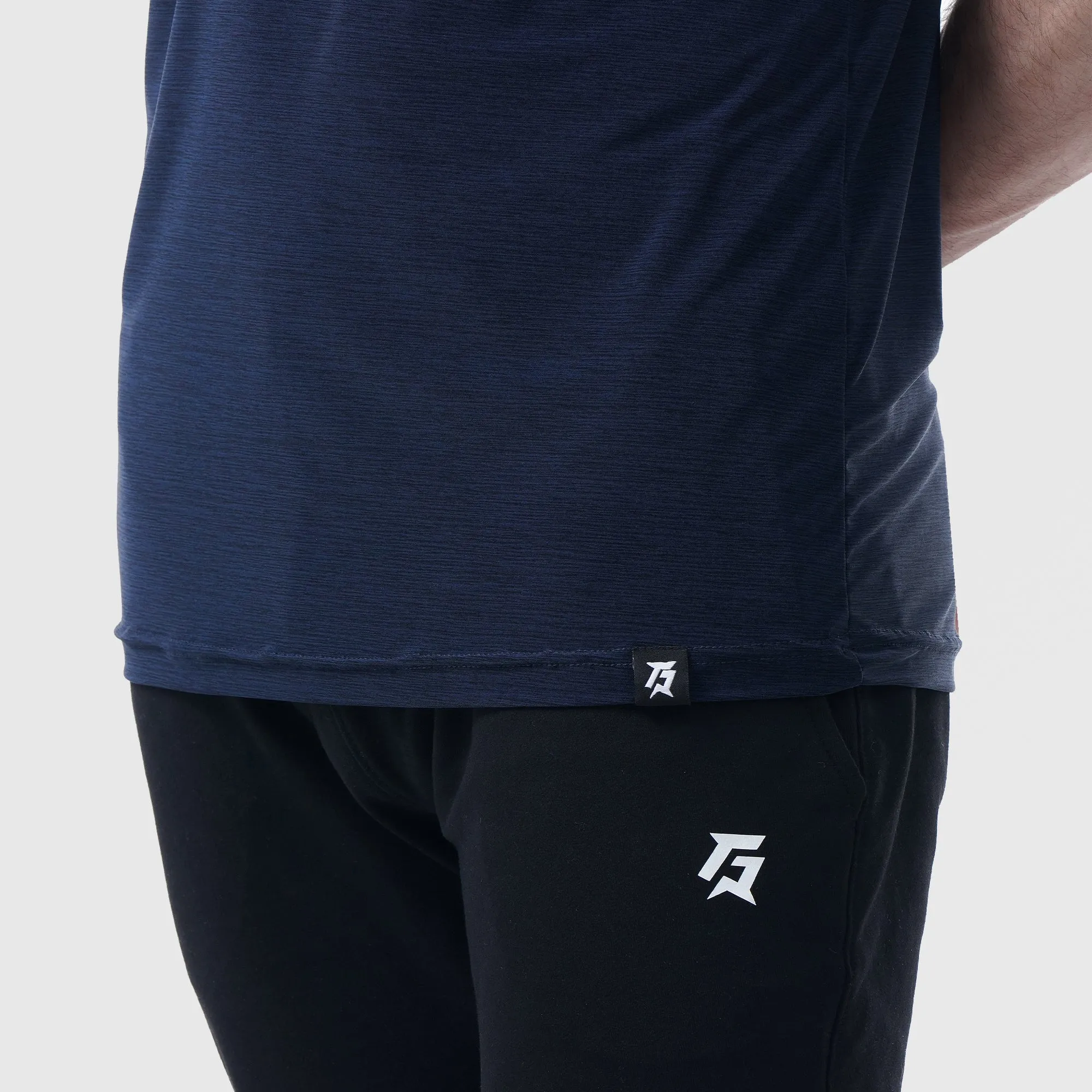 Athletic Drop Arm Tank (Navy)