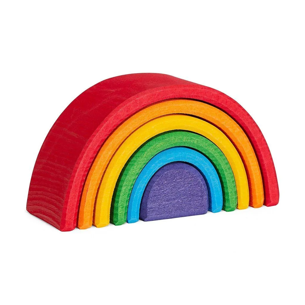 Authentic Grimm's Rainbow Toy 6-Piece