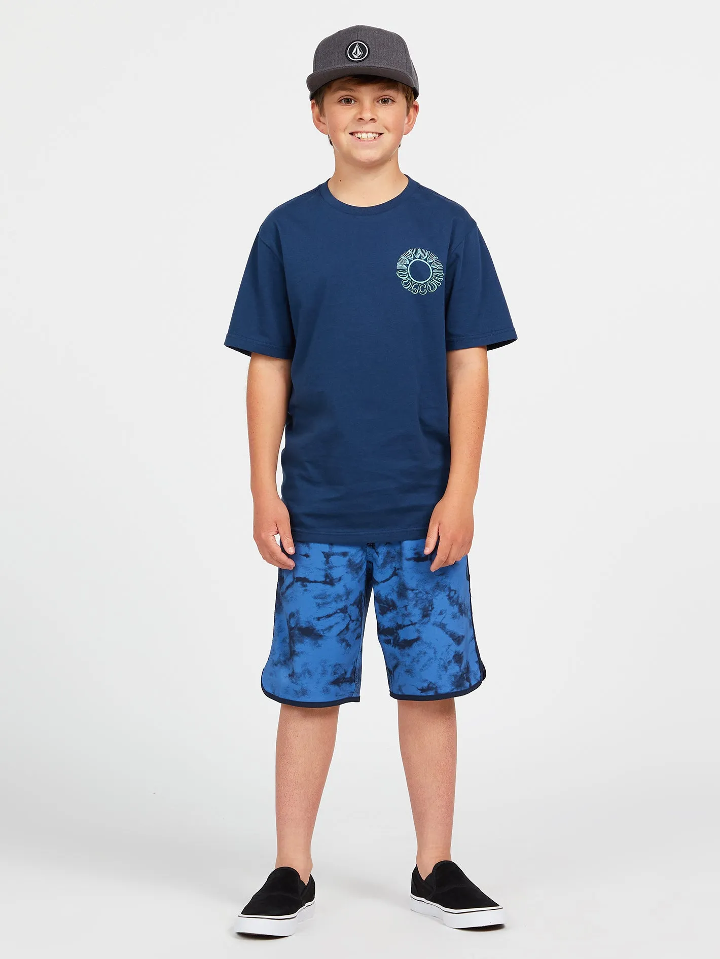 Big Boys Glassoff Short Sleeve Tee - Baja Indigo