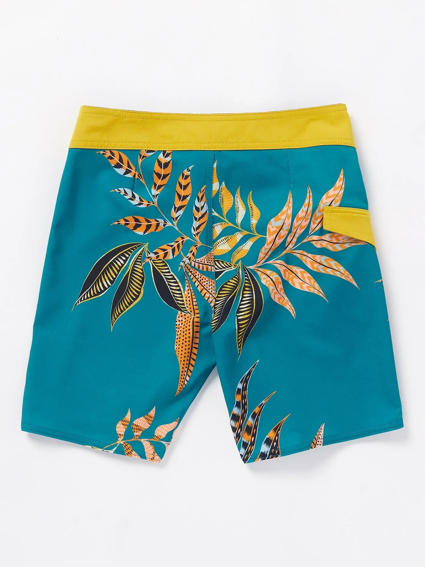 Big Boys Lido Print Mod-Tech Trunks - Ocean Teal