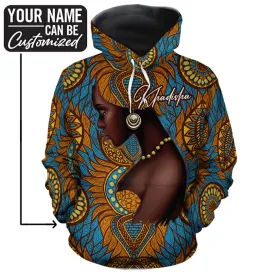 Black Girl Floral 1 All-over Hoodie