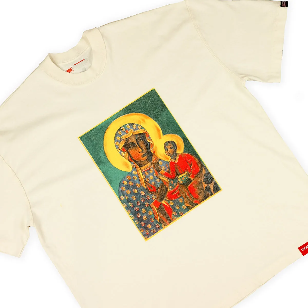 Black Madonna T-Shirt - White