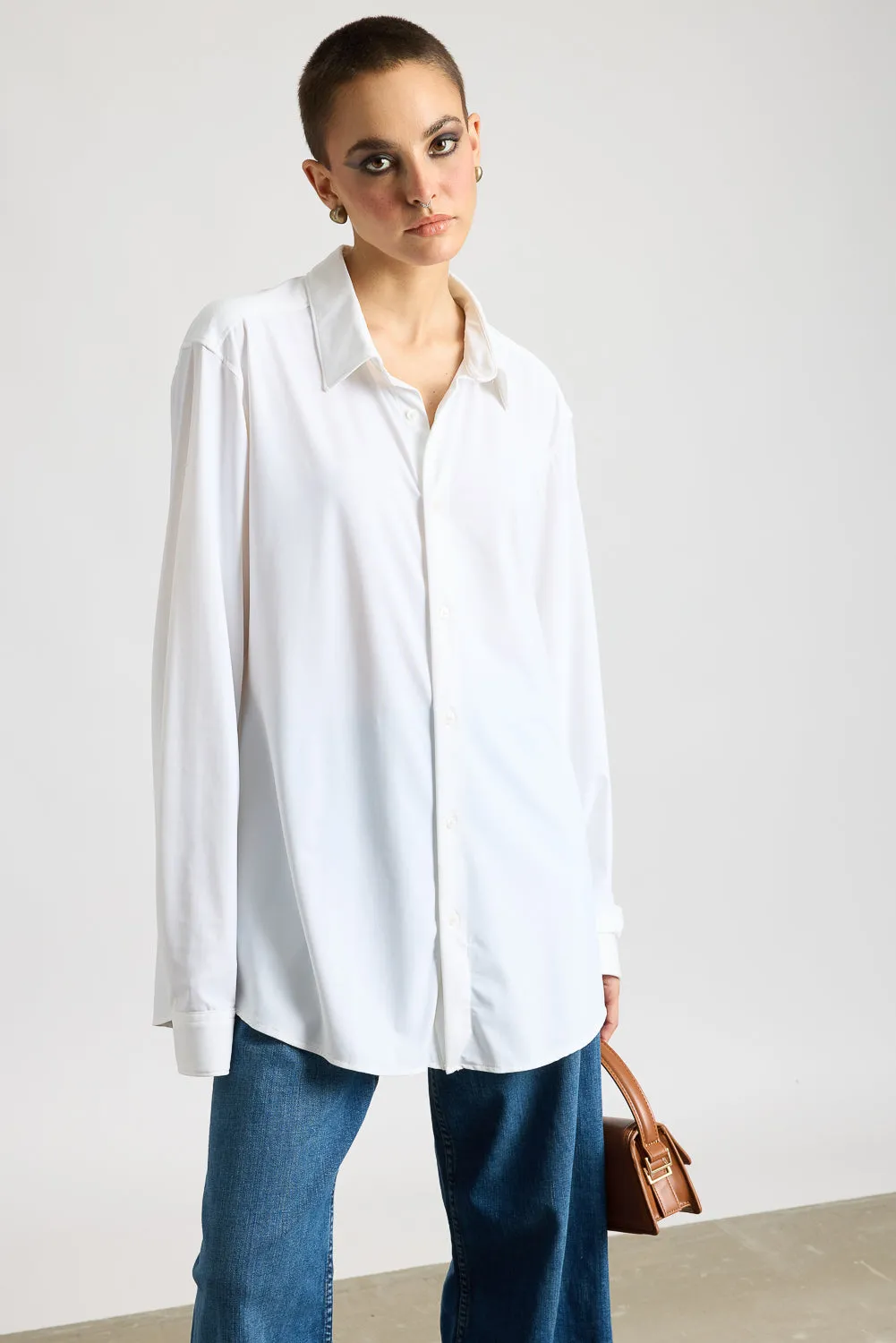 Breezy Relaxed Classic White Shirt