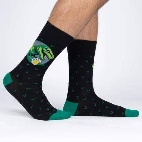 Brewed To A T Men's Crew Socks