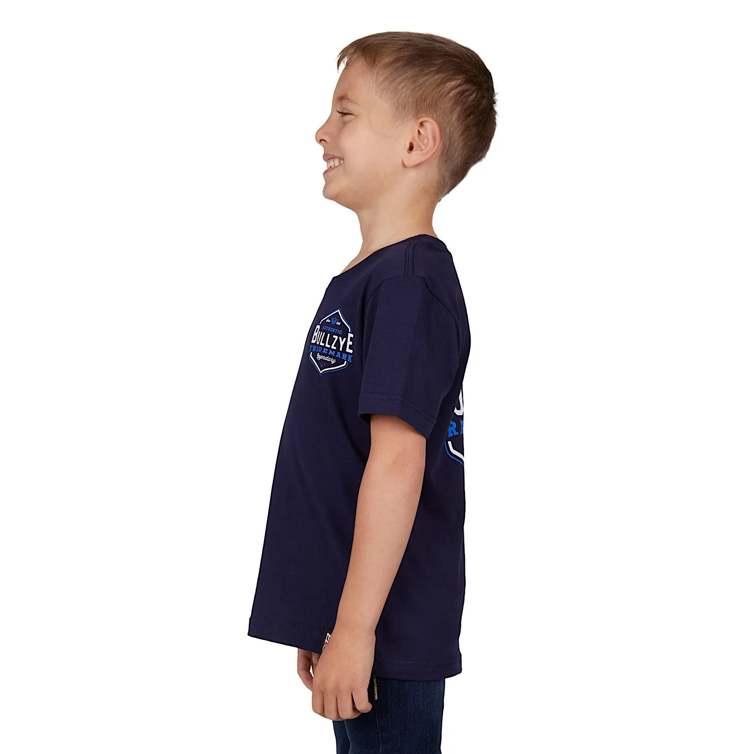 Bullzye Boys Mark Tee-Navy