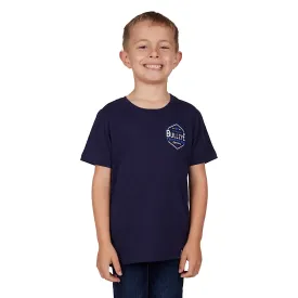 Bullzye Boys Mark Tee-Navy