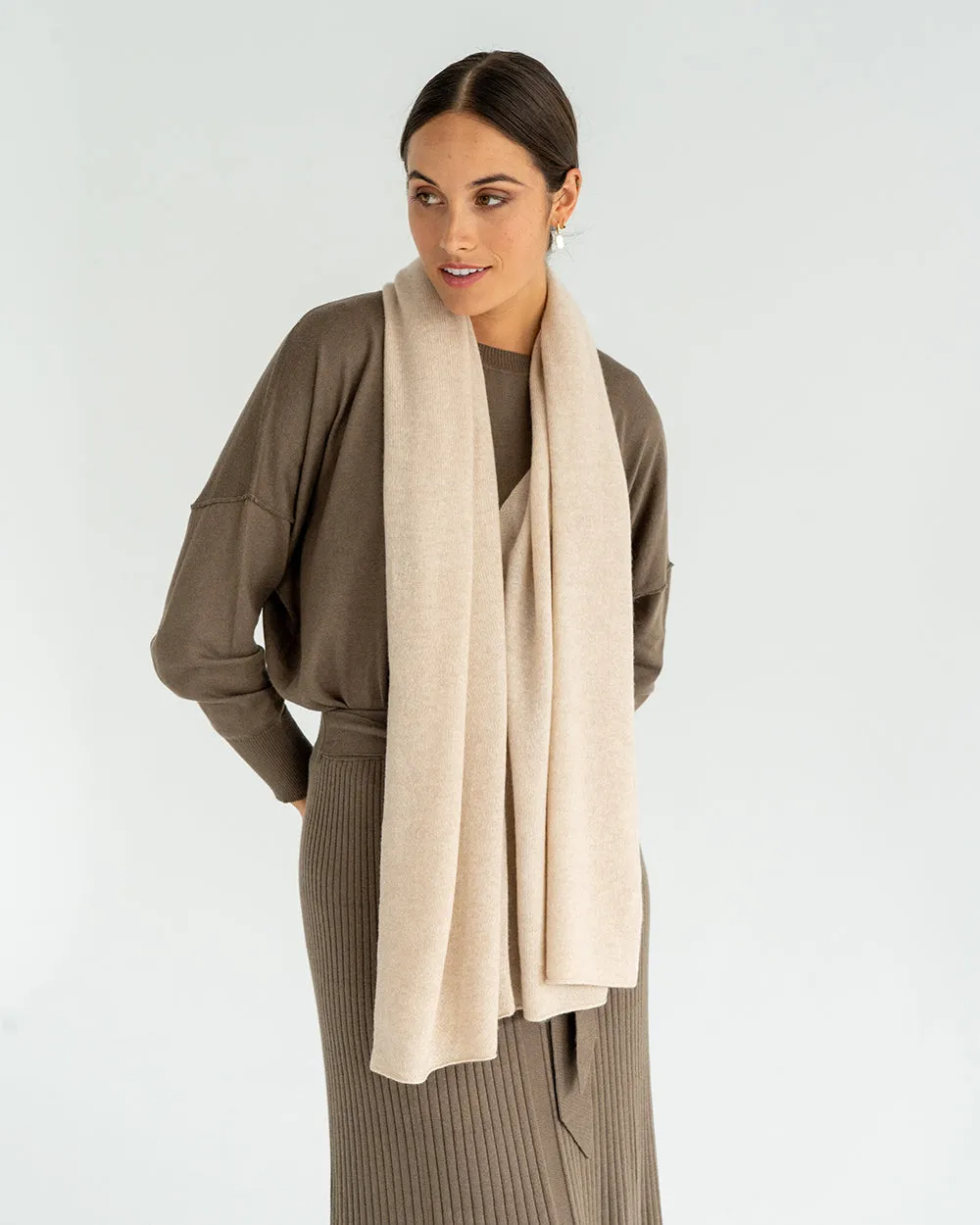 Cashmere Caplet - Oatmeal