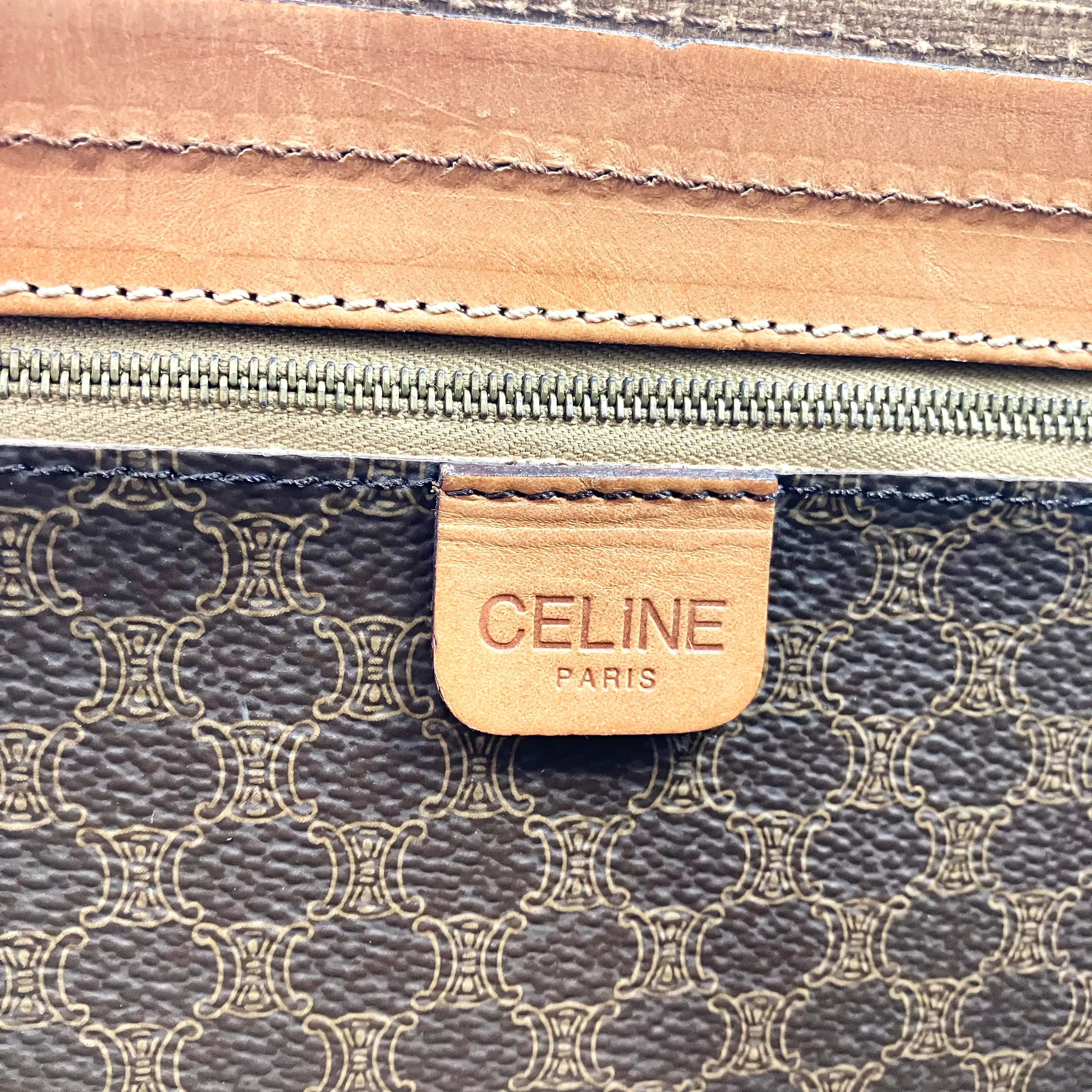 CELINE 2way Macadam Boston Bag