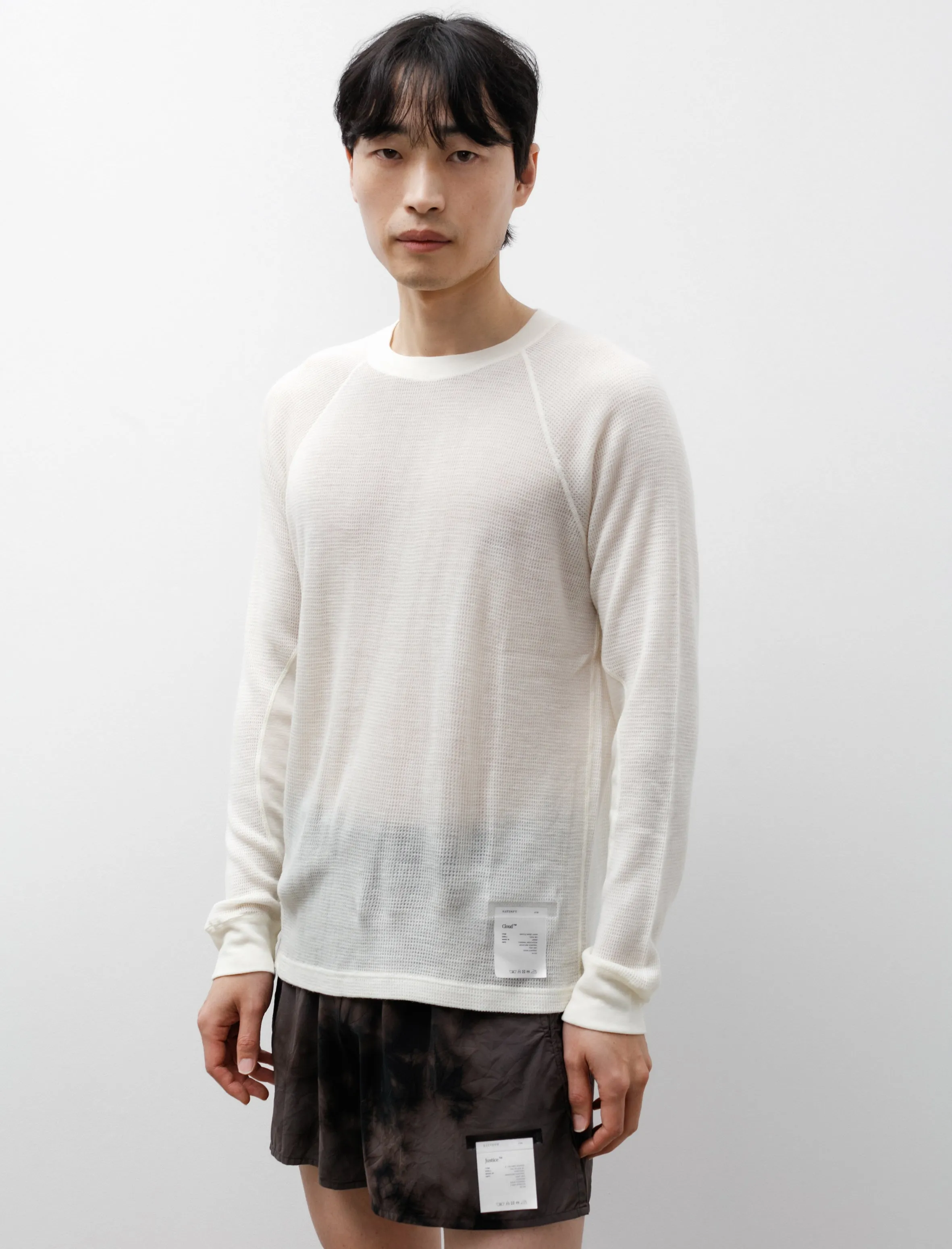 Cloud Merino Waffle Base Layer Silver Birch