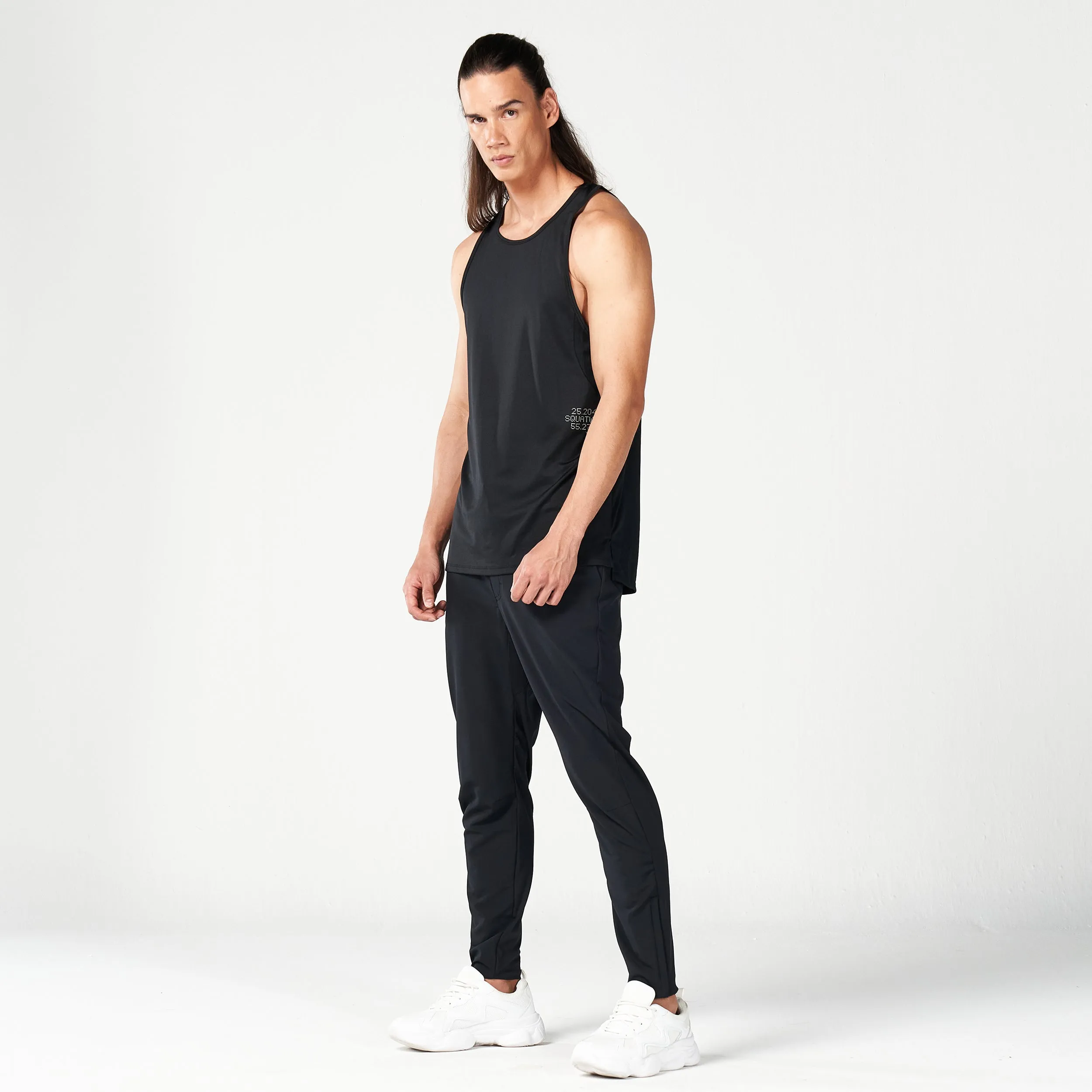 Code Mesh Back Urban Tank -  Black