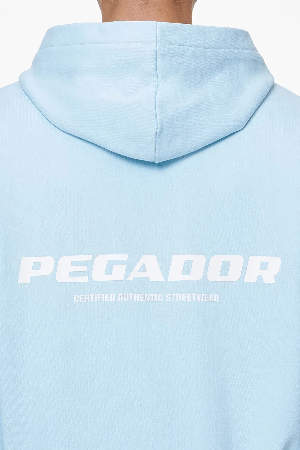 Colne Terry Logo Oversized Sweat Jacket Vintage Aqua