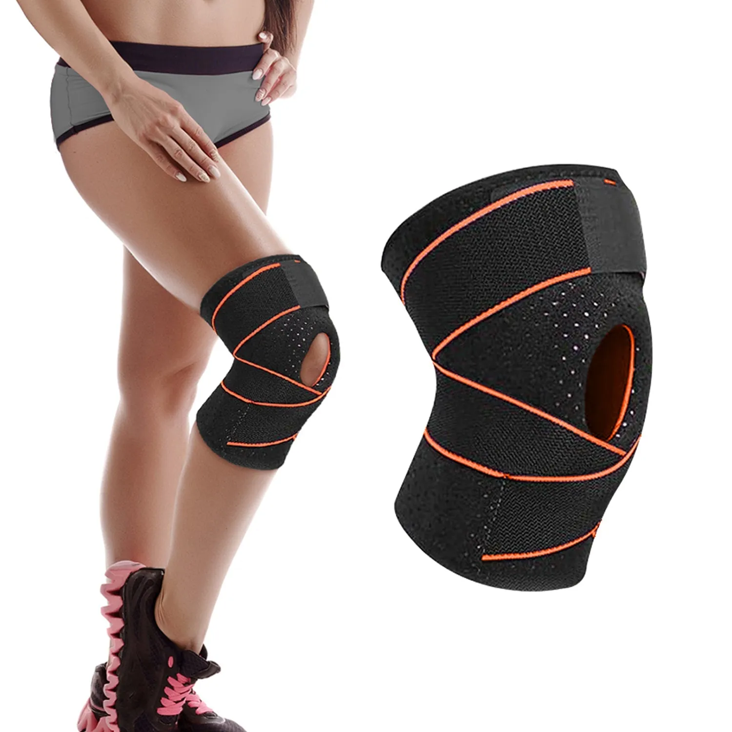 Copper-Infused Knee Compression Brace