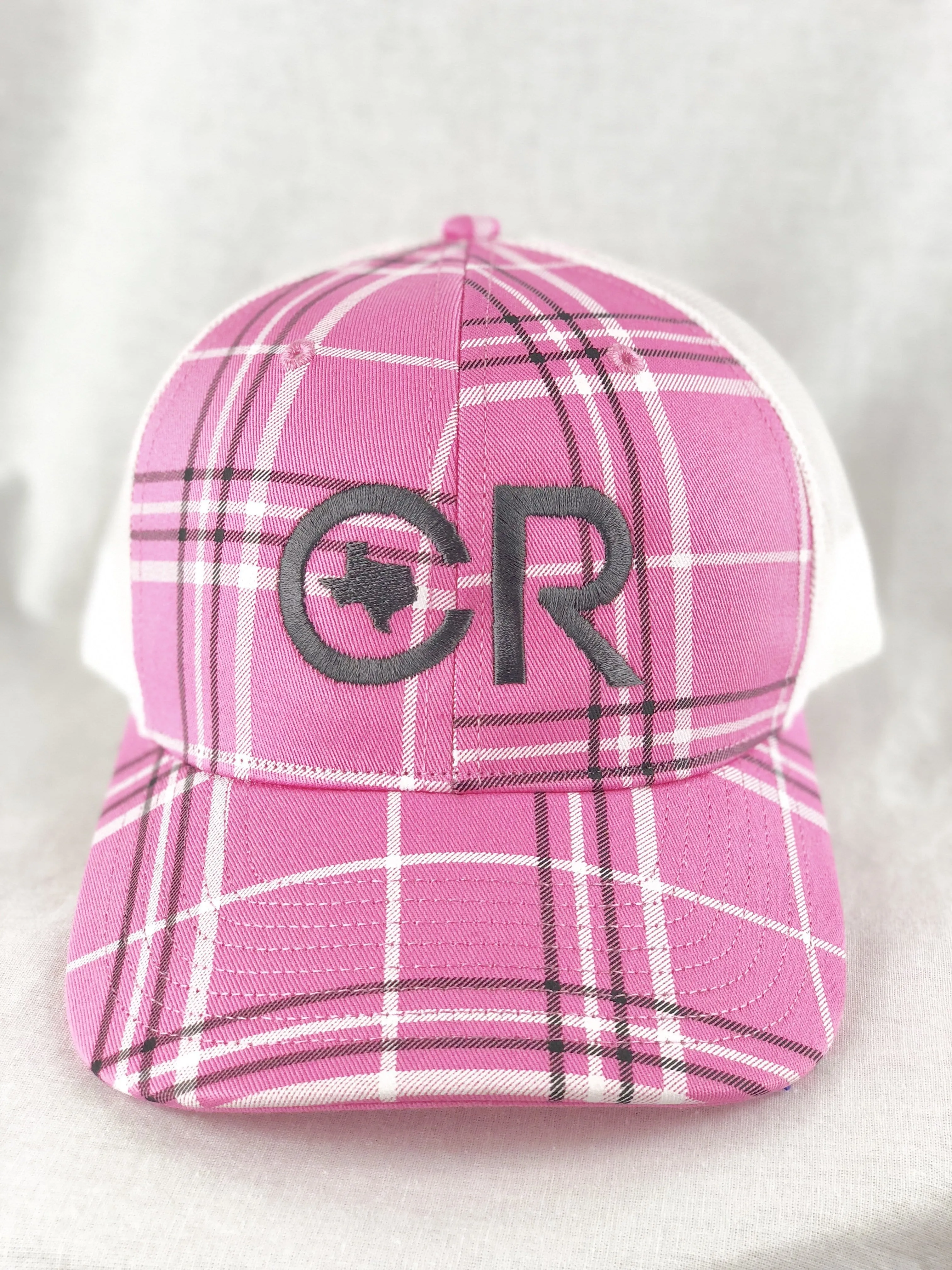 CR Pink Plaid Hat