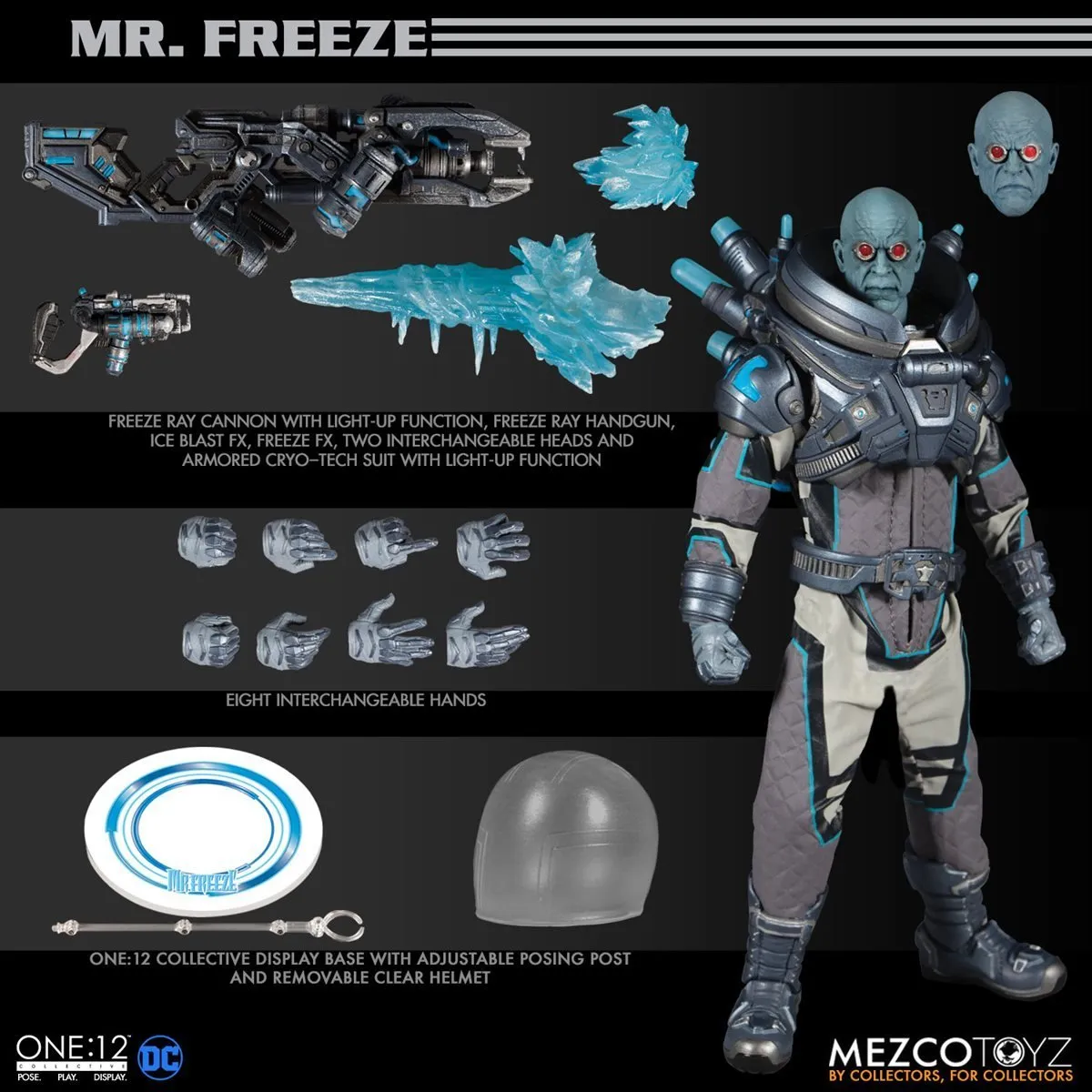 DC Comics Mezco One:12 Collective Deluxe Mr. Freeze