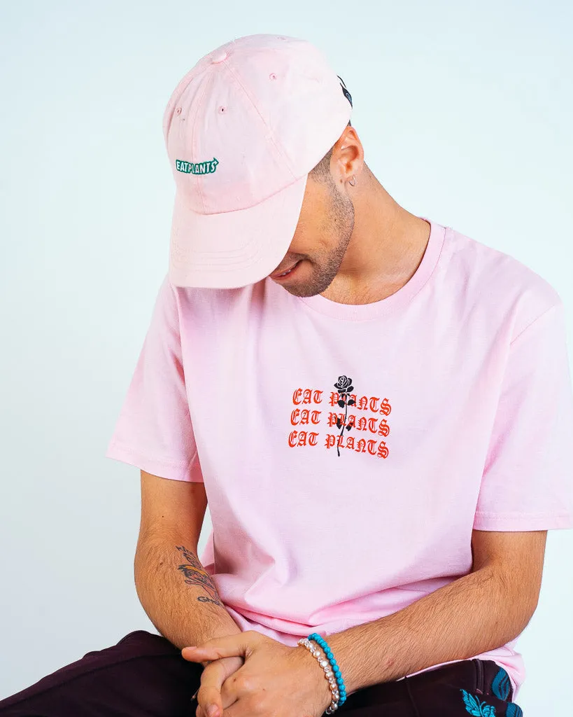 Eat Plants Hat - Pastel Pink