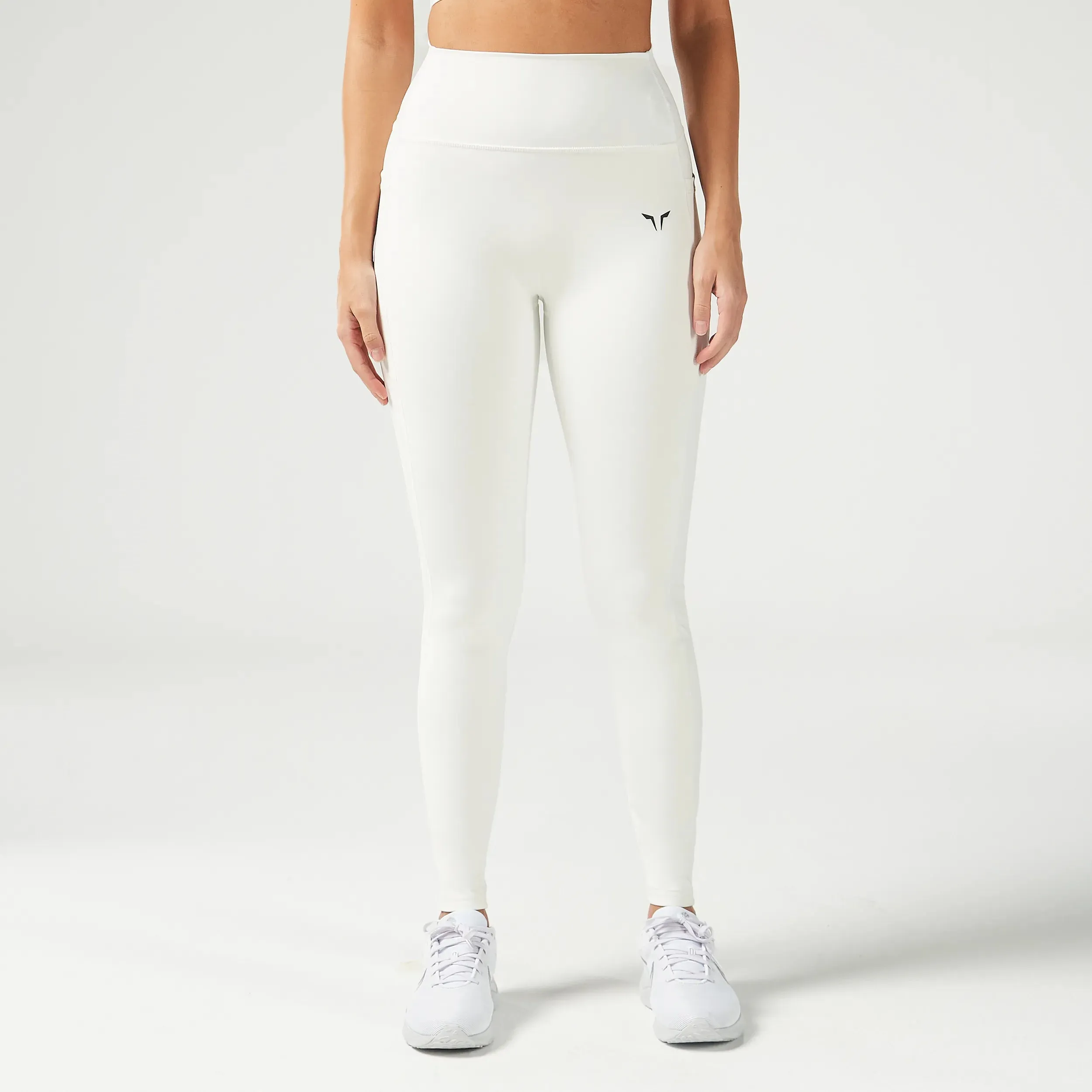 Essential ACT Double Layered Leggings 27" 2.0 - Pearl White