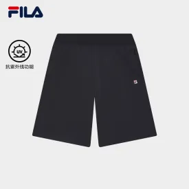 FILA Core Lifestyle Modern Heritage DNA French Chic Mens Knitted Shorts - Navy Blue Stylish Comfort