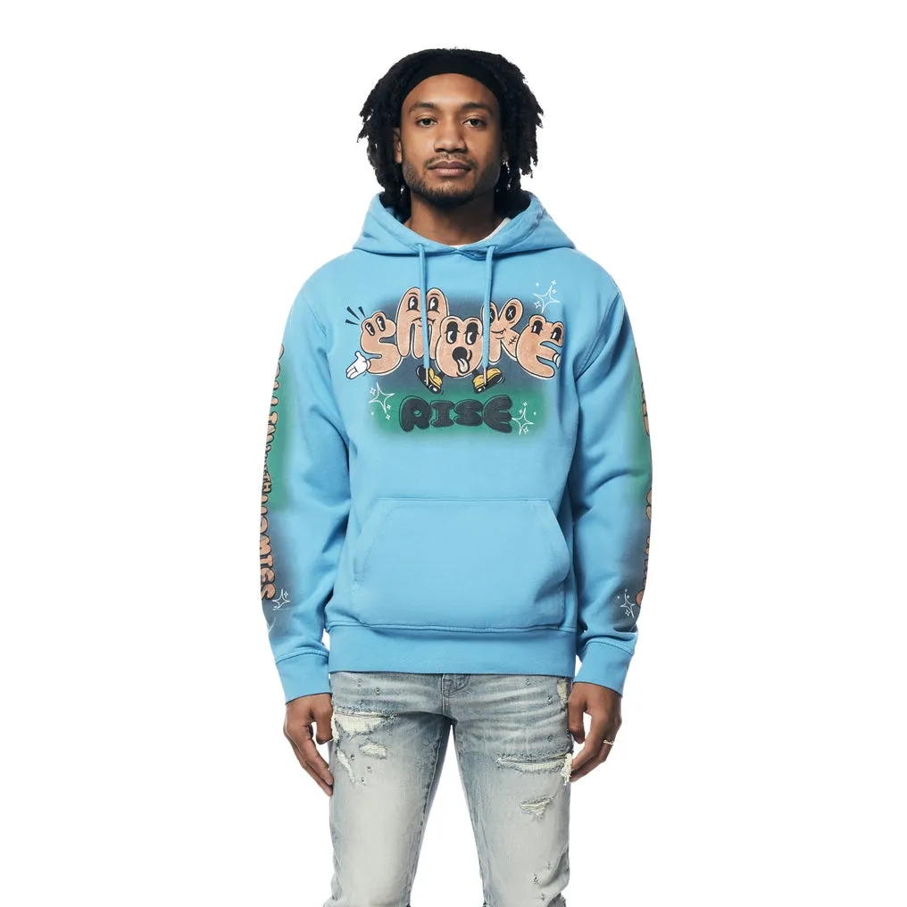 Fun French Terry Pullover Hoodie - Royal