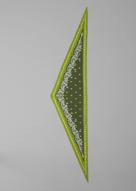 Garden Bloom Cotton Bandana | Olive