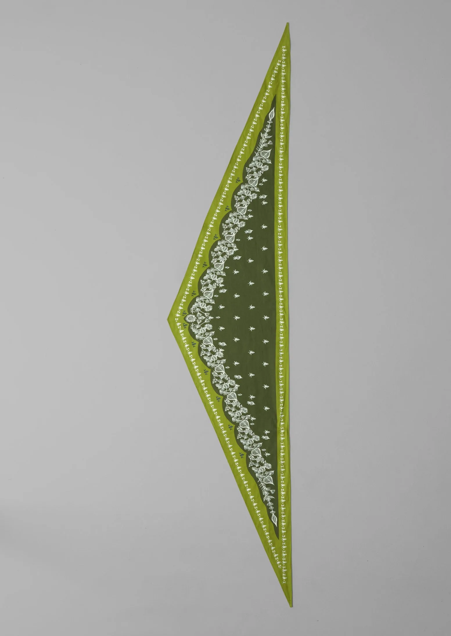 Garden Bloom Cotton Bandana | Olive