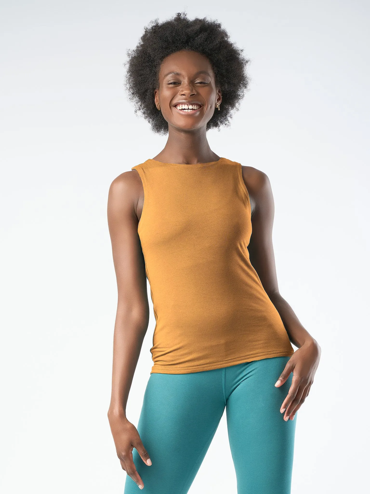 Gossypium Twist Yoga Vest