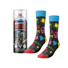 GRAFFITI SPRAY PAINT SOCKS