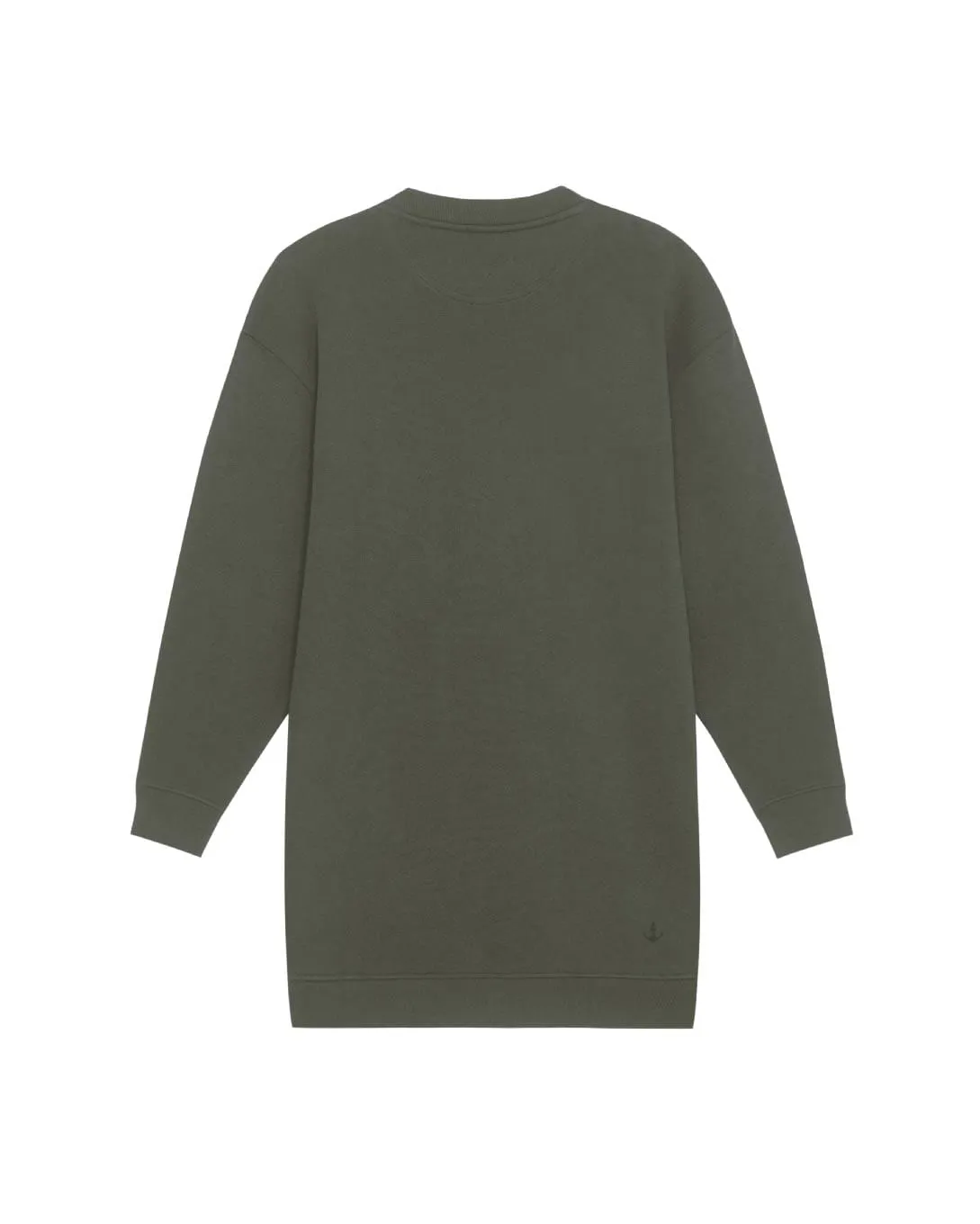 Heart Crewneck Dress - Khaki