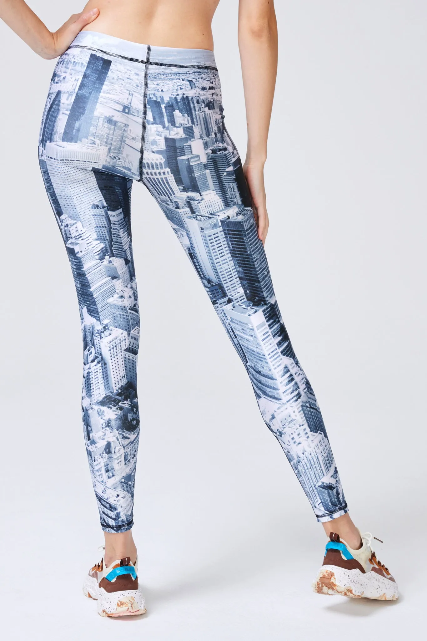 Hi-Shine Leggings in Above NYC