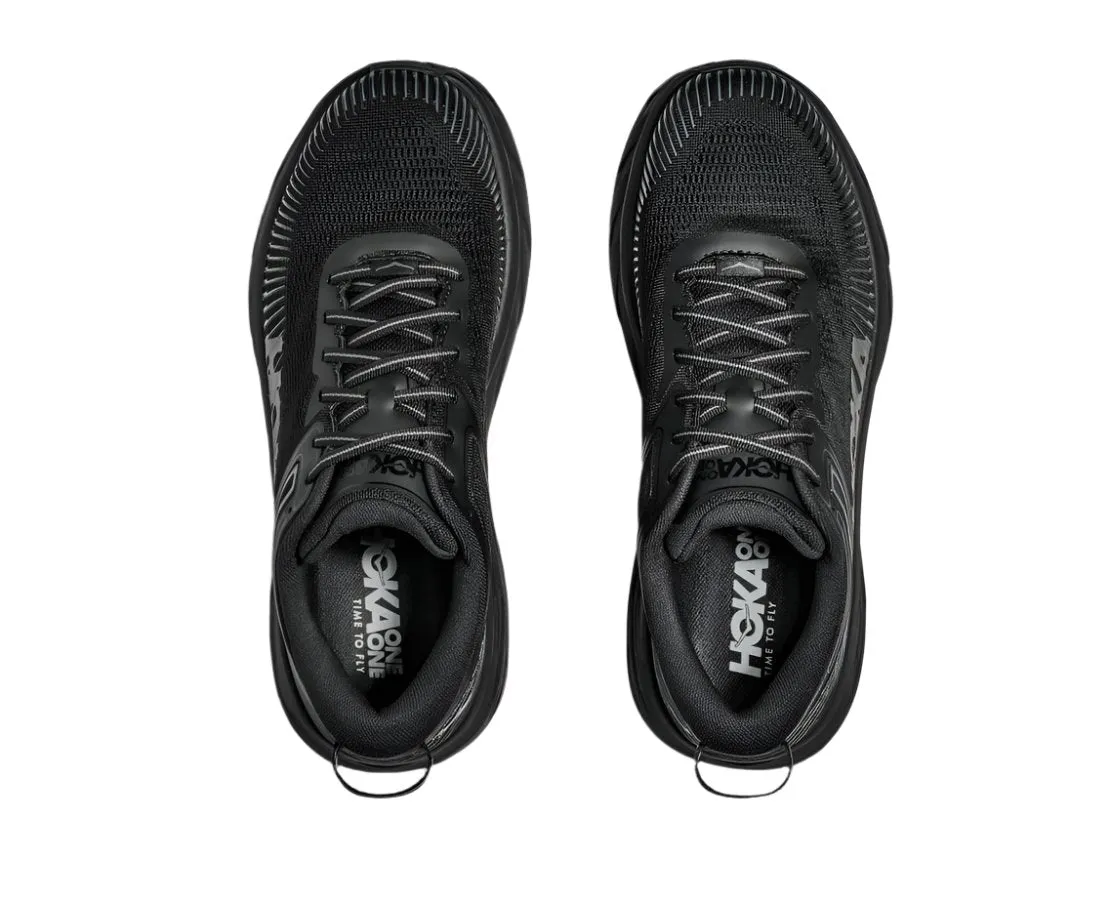 Hoka Women's Bondi 7 Black / Black Wide