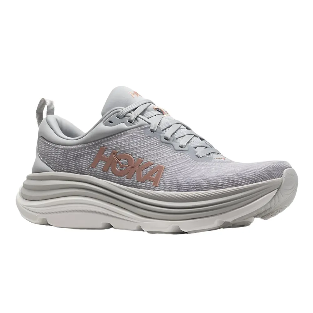 Hoka Women's Gaviota 5 Harbor Mist / Rose Gold Wide