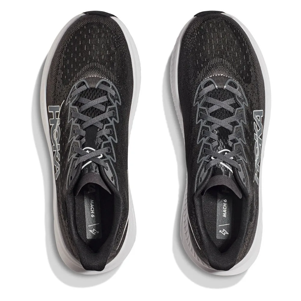 Hoka Women's Mach 6 Wide Black / White