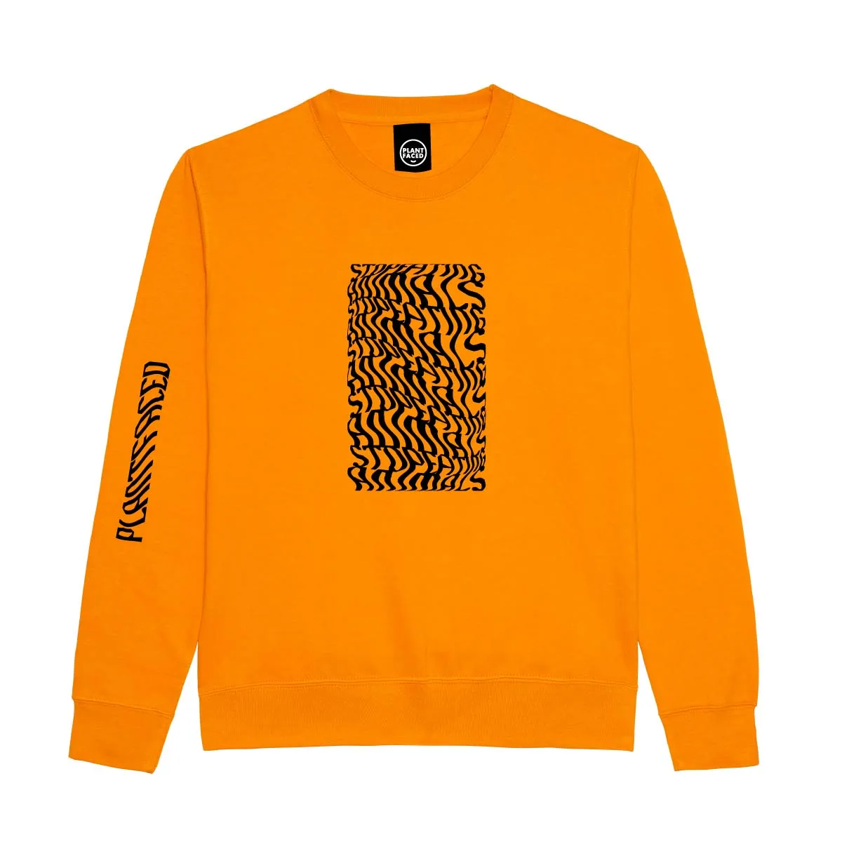 Illusions Sweater - Stop Eating Animals - Alarm Orange