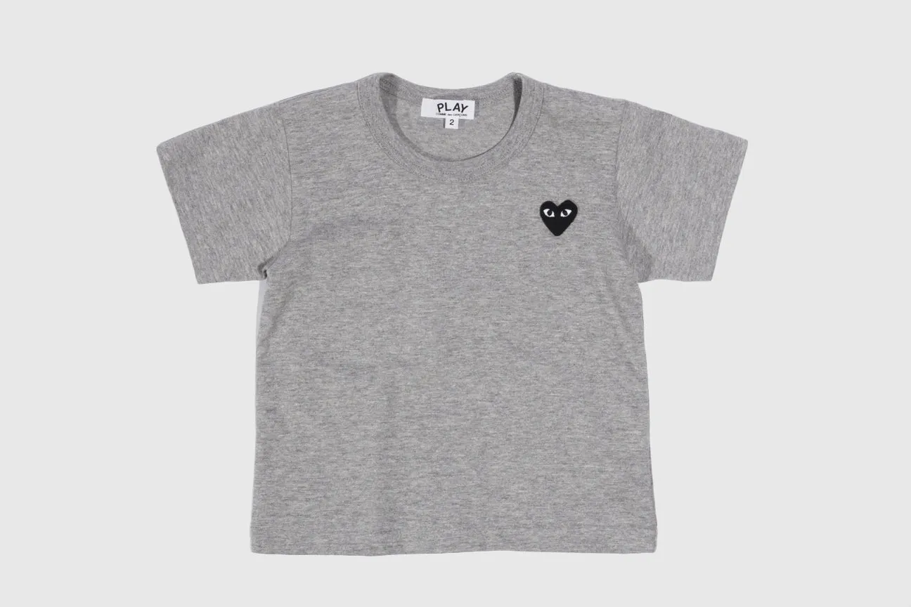 KIDS BLACK HEART S/S T-SHIRT