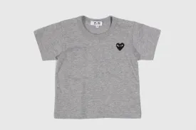 KIDS BLACK HEART S/S T-SHIRT