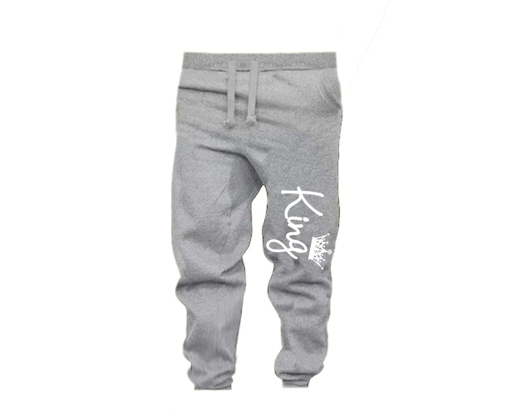 King and Queen Couple Matching Hoodie & Jogger Pants Set