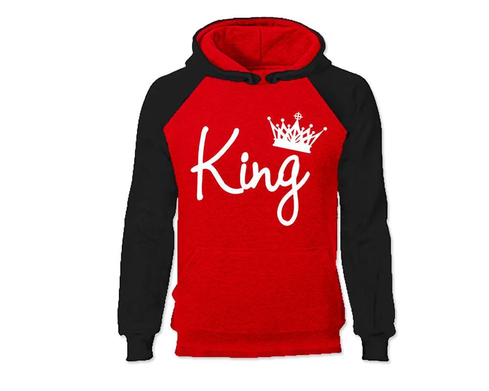 King and Queen Couple Matching Hoodie & Jogger Pants Set