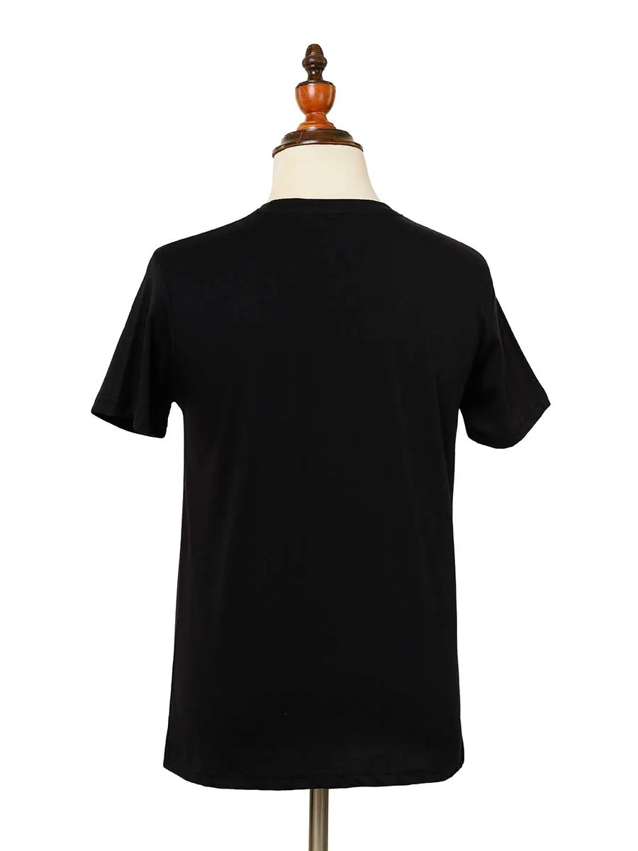 Kings Club Couture T Shirt Crew Nack Black Couture KCTSCC03