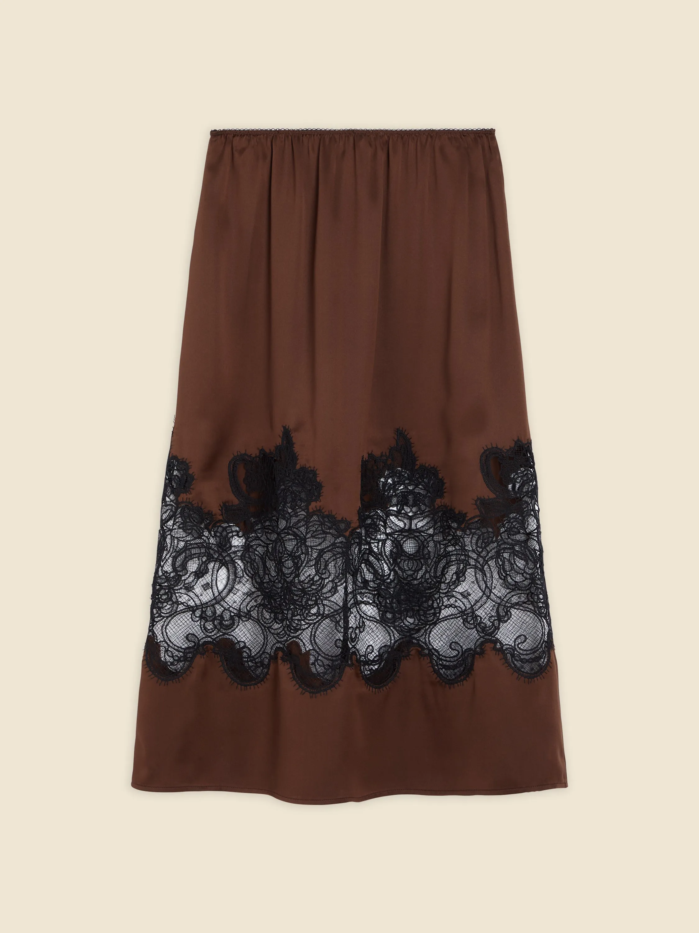 LACE MIDI SKIRT