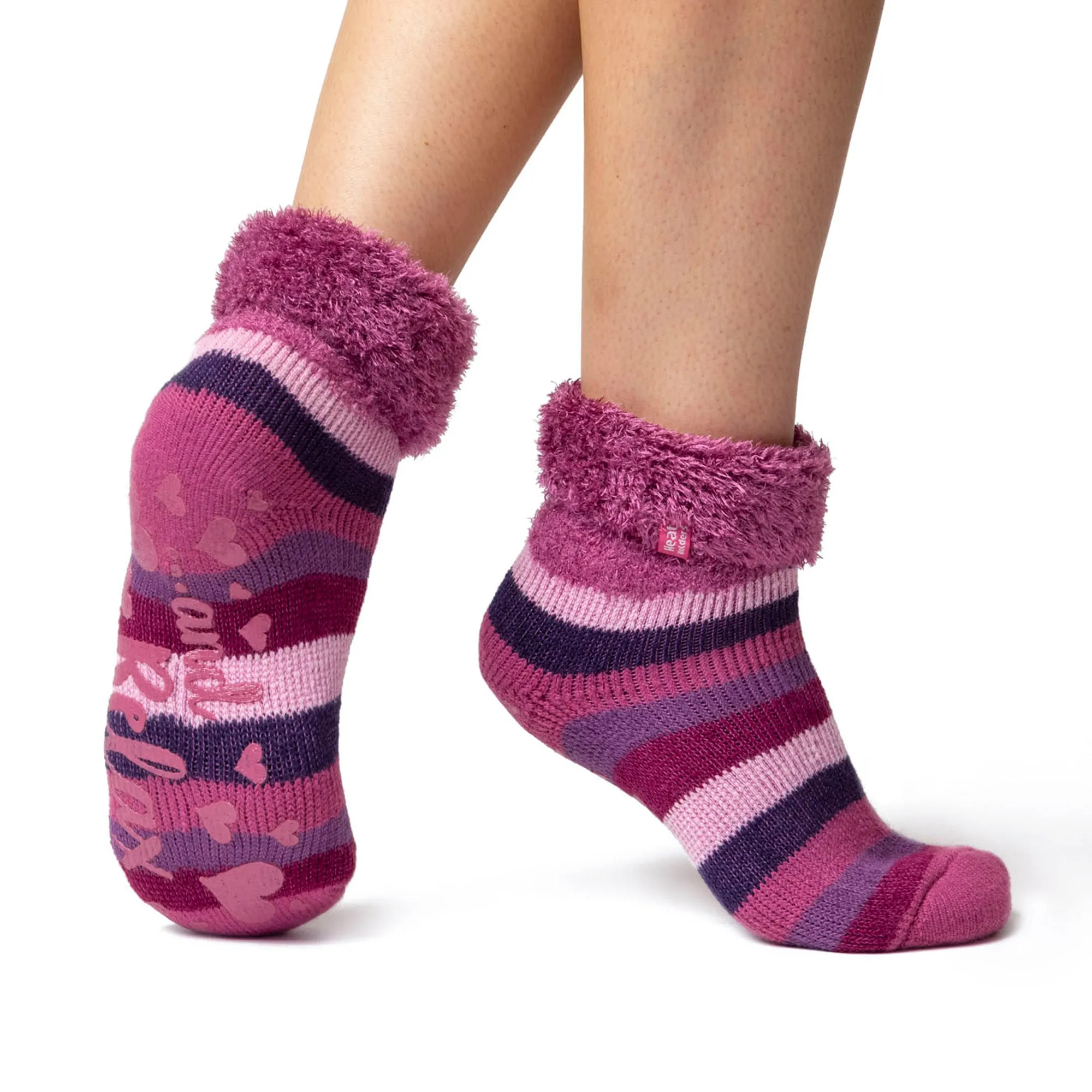 Original Ladies Queenswood Lounge Socks with Feather-Topped Cuffs