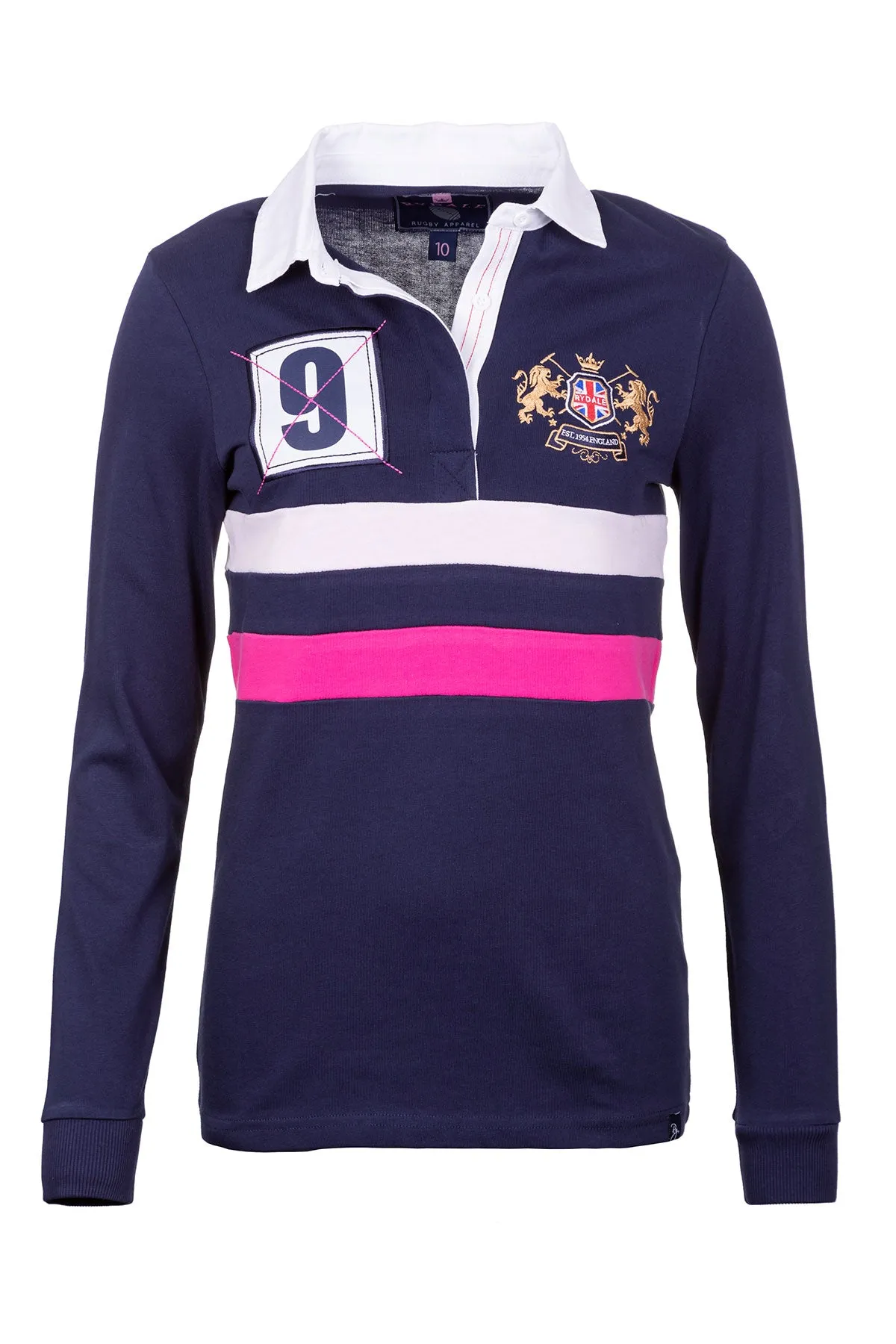 Ladies Rugby Shirt - Cropton 2 Stripe