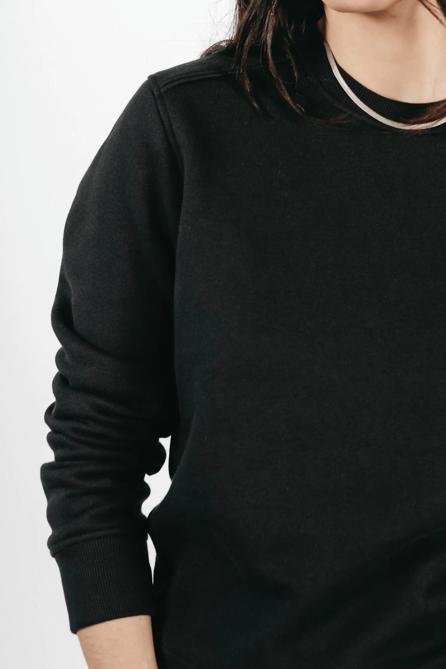 Linnton Crew Sweatshirt / Black.