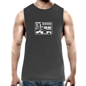 Make Your Own Falcon GT Mens Barnard Tank Top Tee