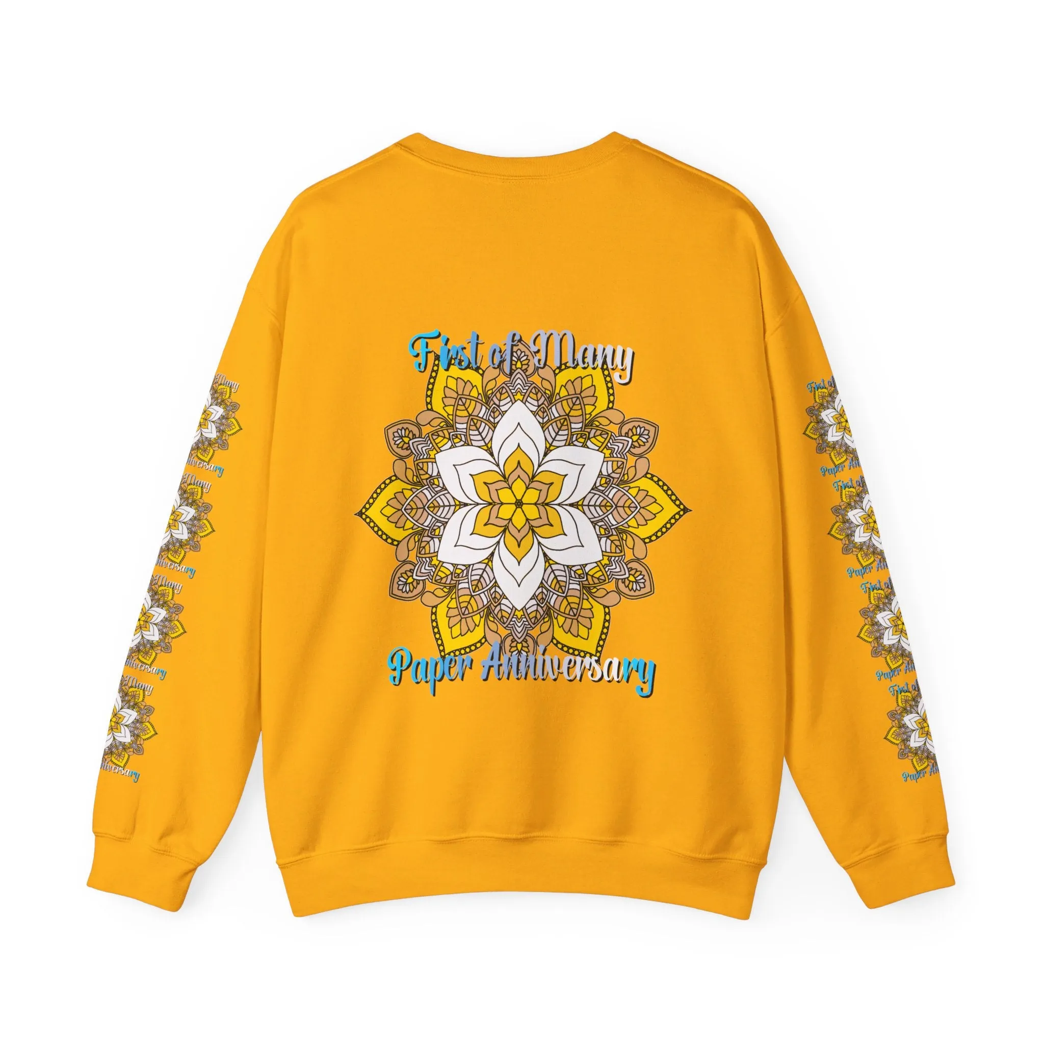 Mandala Design Handmade Crewneck Sweatshirt