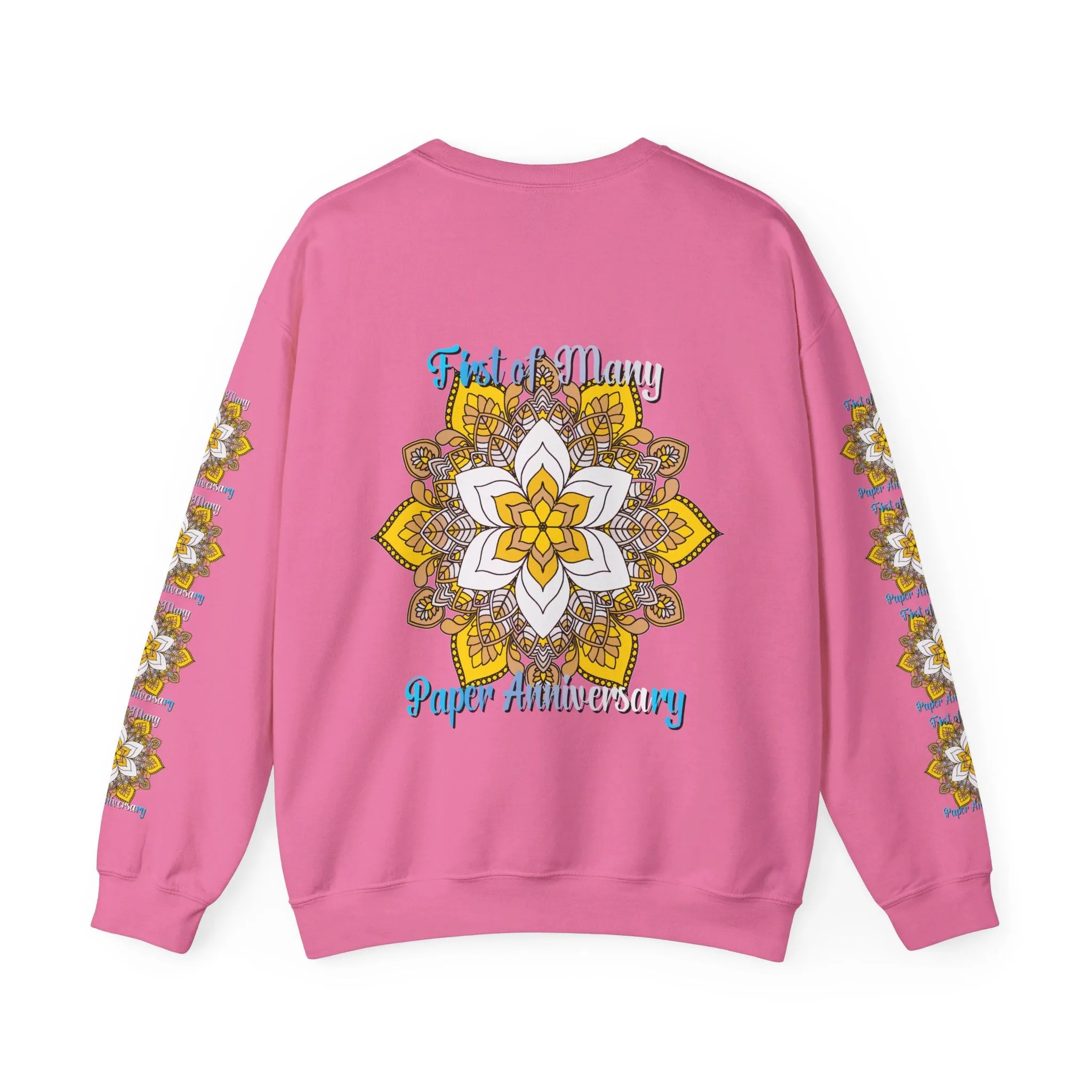 Mandala Design Handmade Crewneck Sweatshirt