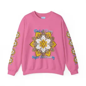 Mandala Design Handmade Crewneck Sweatshirt