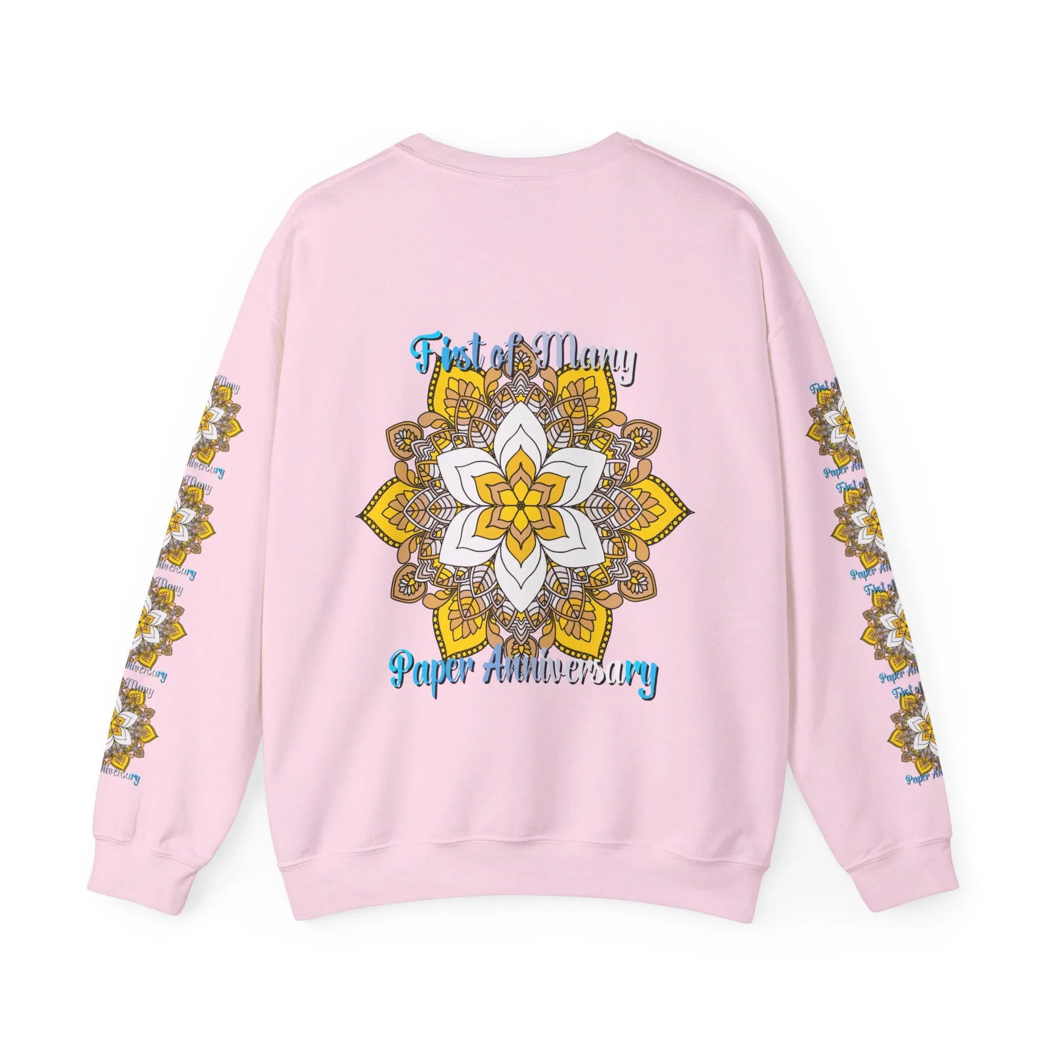 Mandala Design Handmade Crewneck Sweatshirt