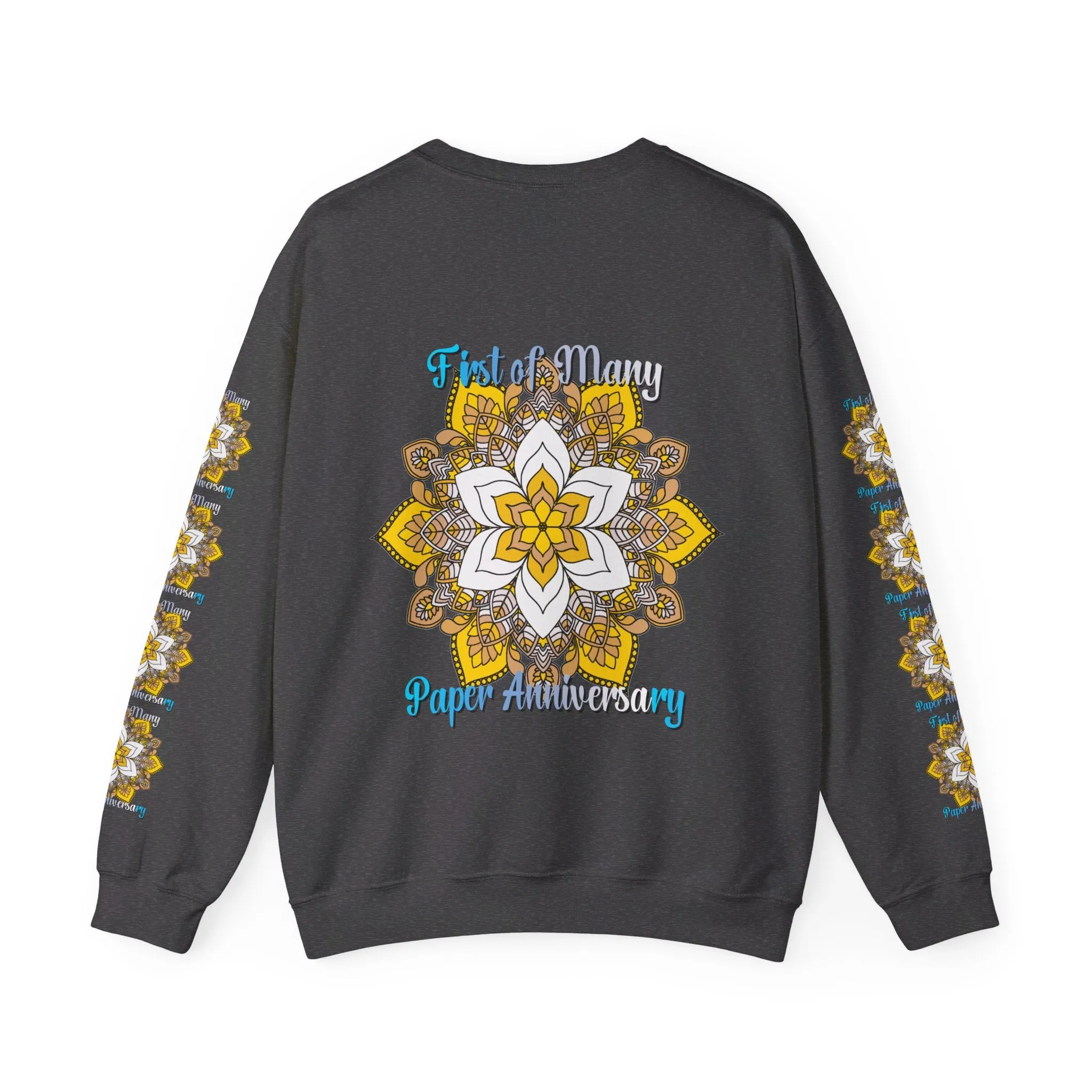 Mandala Design Handmade Crewneck Sweatshirt