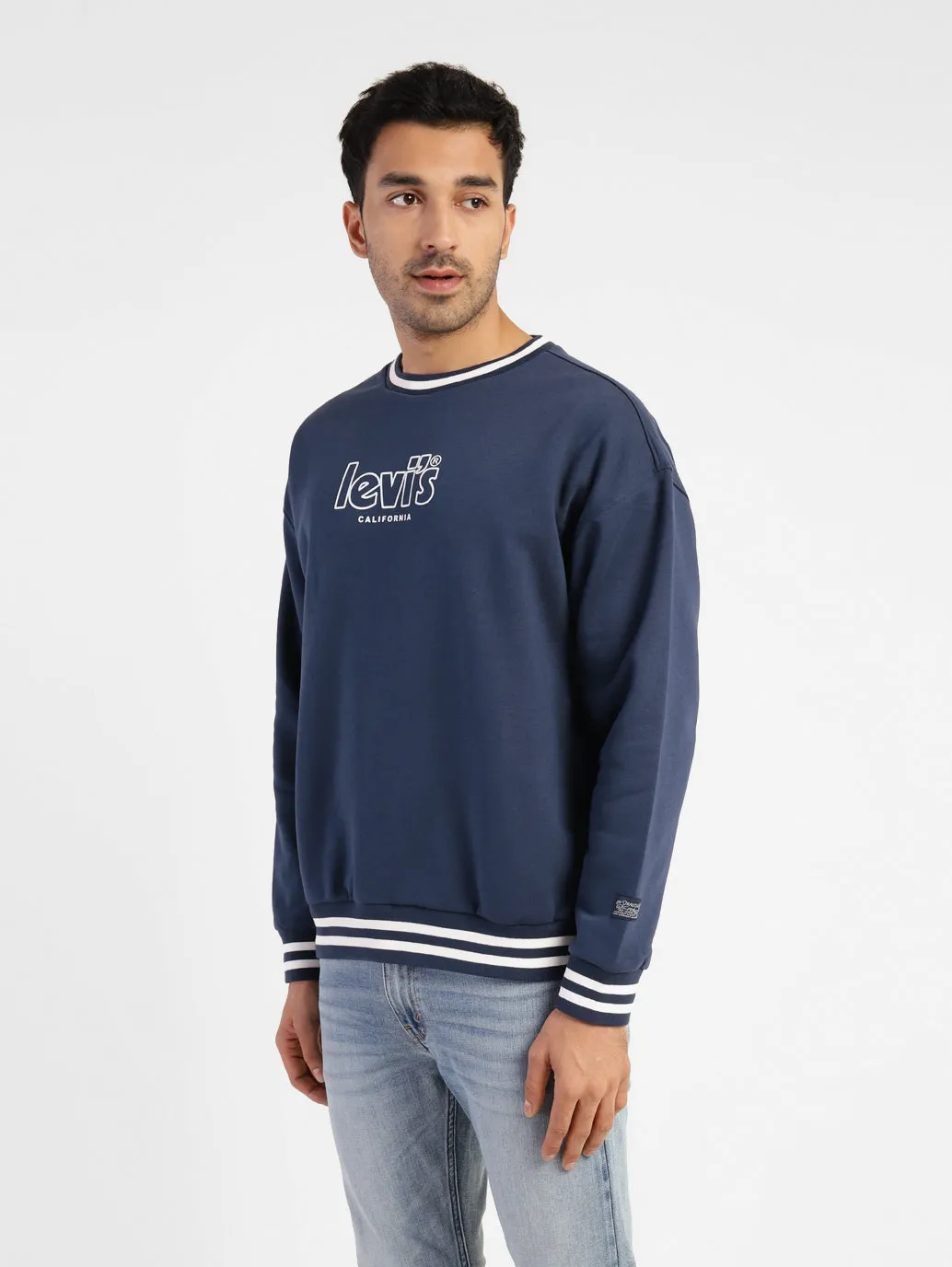 Men's Brand Logo Crew Neck Sweatshirt