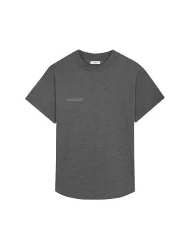 Mens Reclaimed Cotton Boxy T-shirt—reclaim charcoal